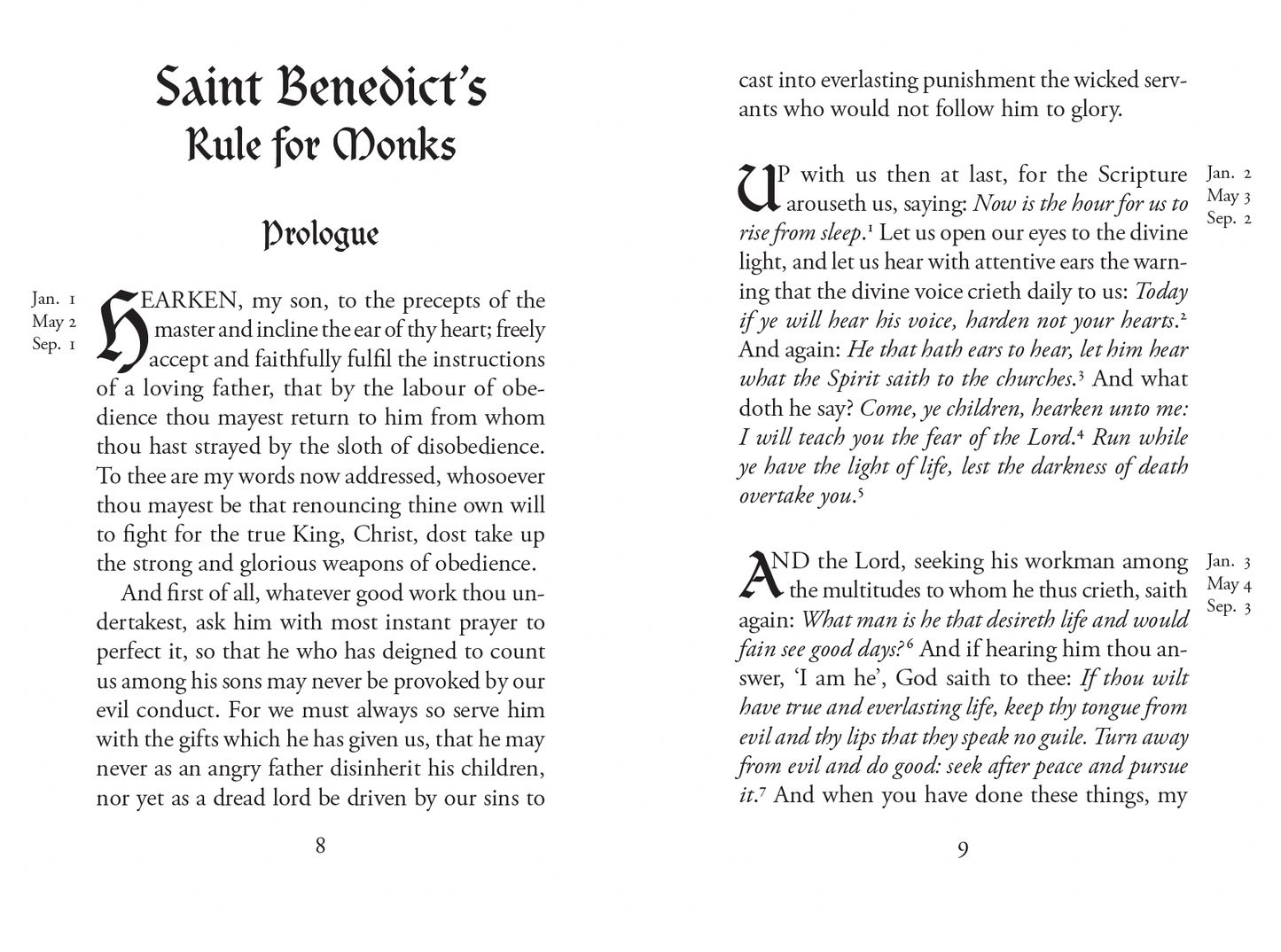 The Rule of Saint Benedict ~ Pocket Size Edition