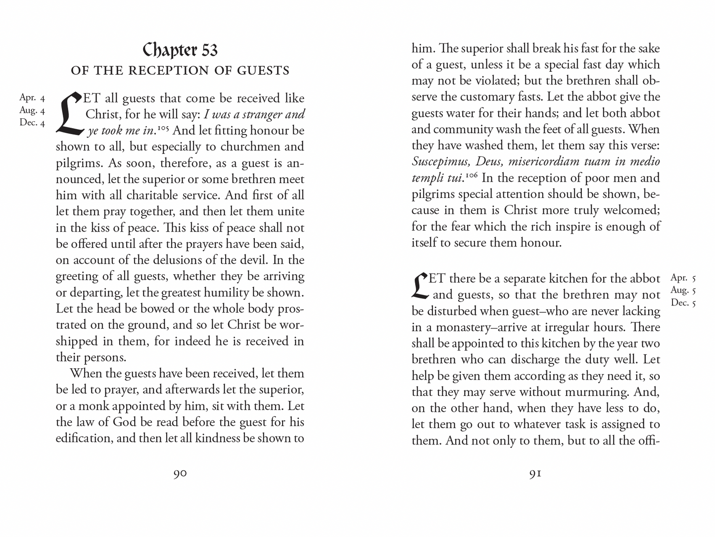 The Rule of Saint Benedict ~ Pocket Size Edition