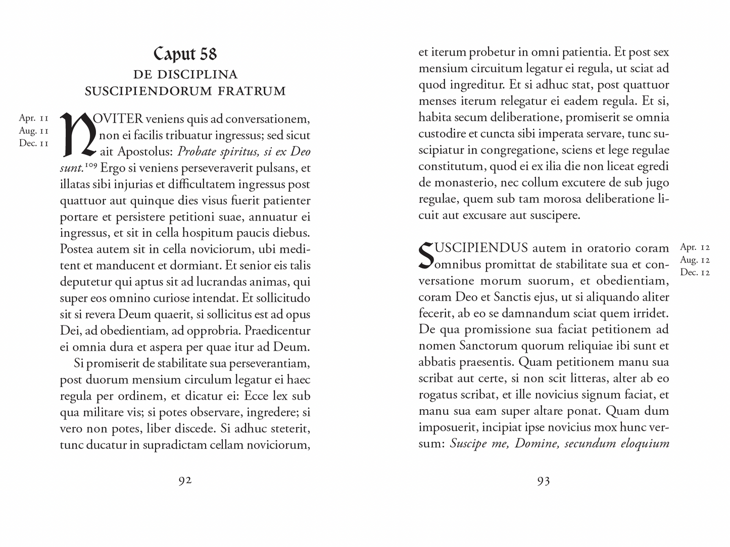 Regula Sancti Benedicti ~ Pocket Size Edition